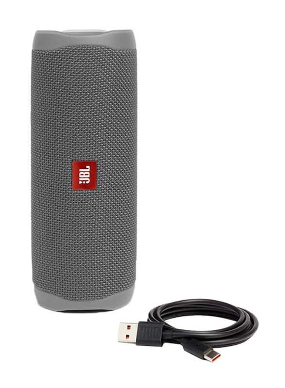 JBL Flip 5 Portable Bluetooth Speaker, Grey