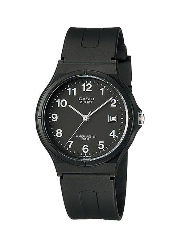 

Casio Analog Watch for Men with Resin Band, Water Resistant, MW-59-1B, Black
