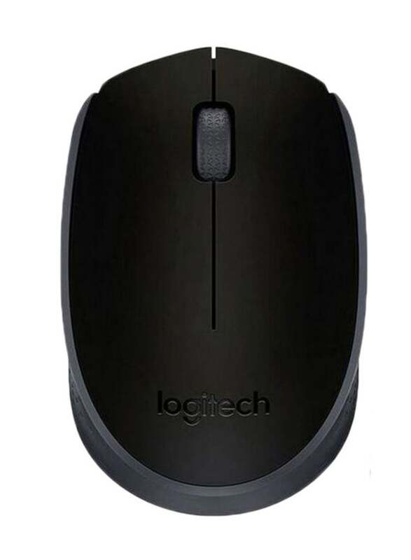 Logitech Wireless Laser Optical Mouse, Black/Grey