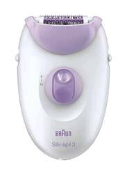 Braun Silk-Epil 3 Epilator Set, 3170, Purple/White