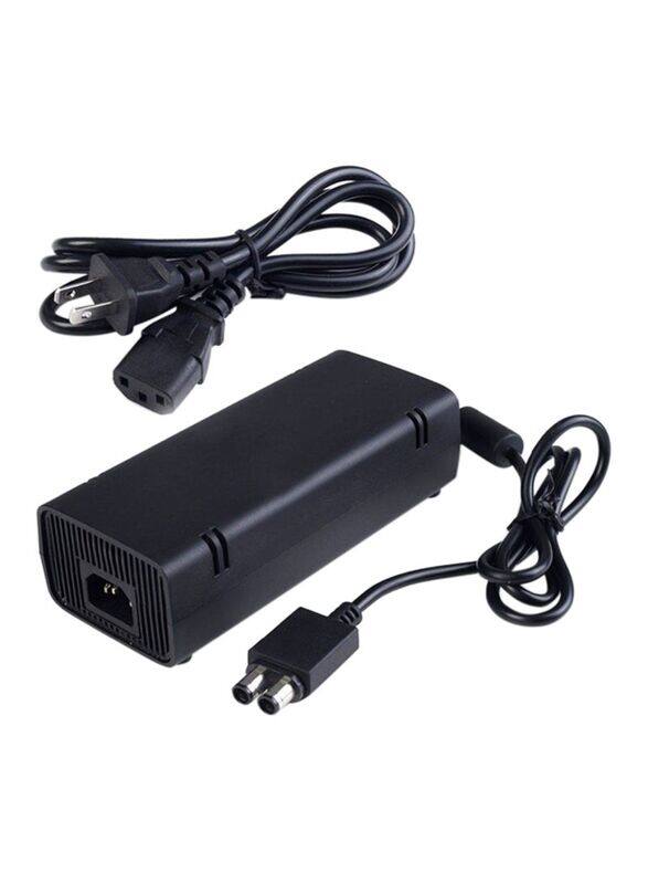 

Wired Power Supply Adapter Charger for Xbox 360 Slim, Black