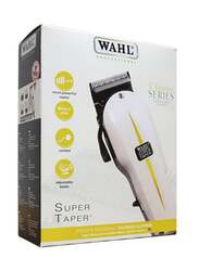 Wahl Corded Super Taper Hair Clipper, 8466-216, Black/White/Yellow