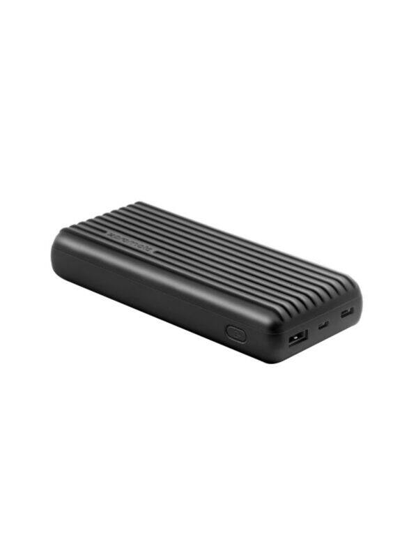 

Promate 20000mAh High Capacity Power Bank with 3.1A Dual USB Output Titan-20, Black