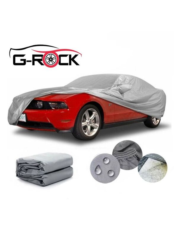G-Rock Premium Protective Car Cover for Hyundai Azera, Grey