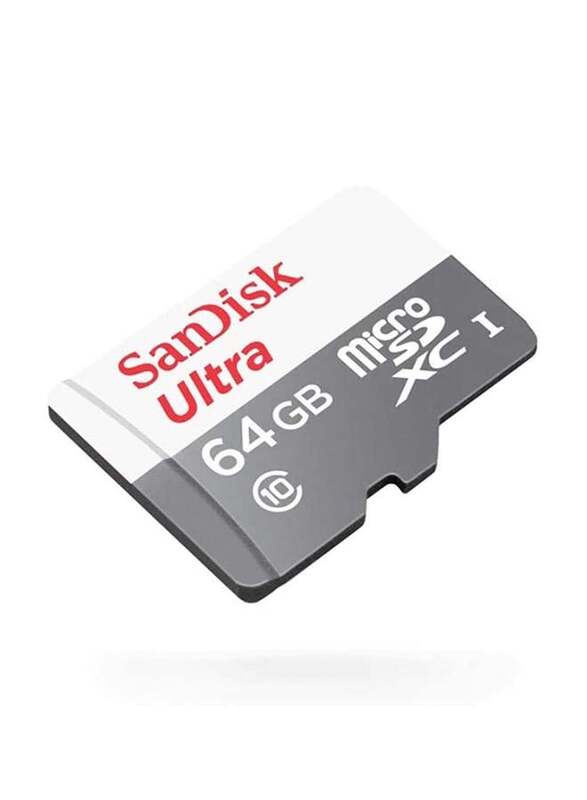 Sandisk 64GB microSDXC Memory Card With Adapter, Black