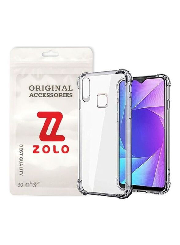 Zolo Huawei Y6 Shockproof Slim Soft TPU Silicone Mobile Phone Case Cover, Clear