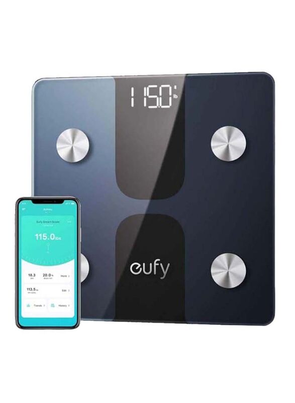 Eufy Bluetooth Smart Scale C1, Blue/Black
