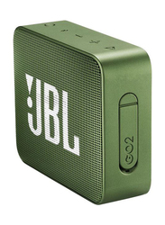 JBL Go 2 IPX7 Water Resistant Portable Bluetooth Speaker, Green