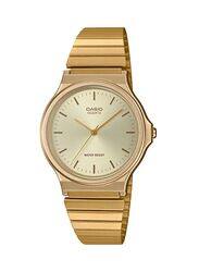 Casio Analog Watch for Unisex with Stainless Steel Band, MQ-24G-9EEF, Gold