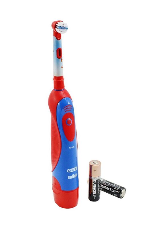 Oral B Stages Power Kids Brush with Timer, DB4.510.K, Red/Blue