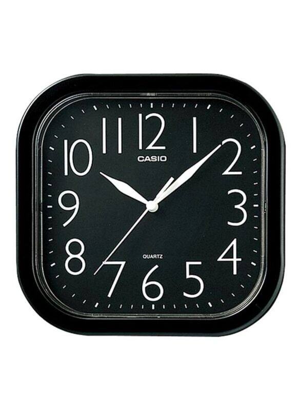 

Casio Square Shaped Analog Wall Clock, Black/White