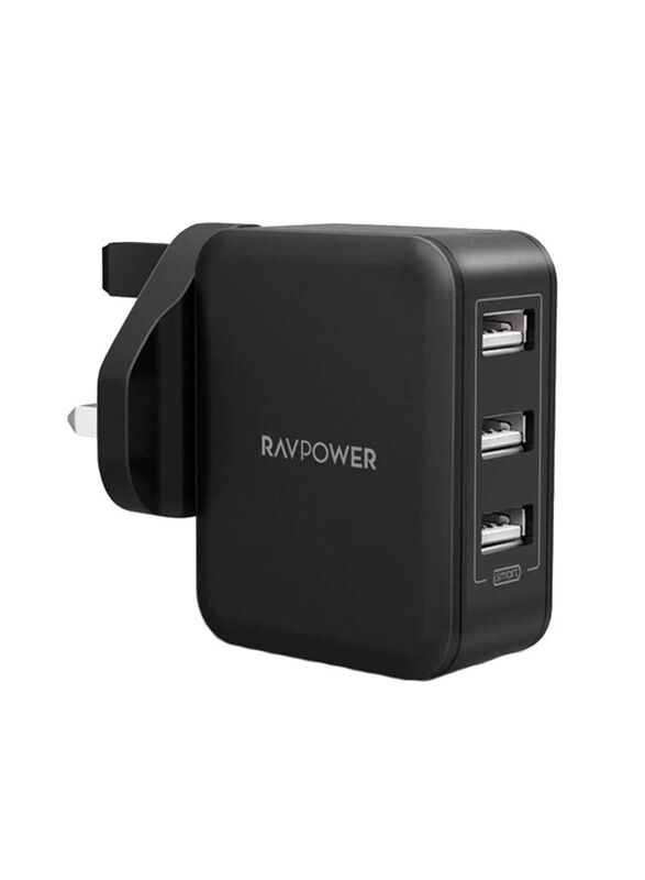 Rav Power USB Wall Charger, Black