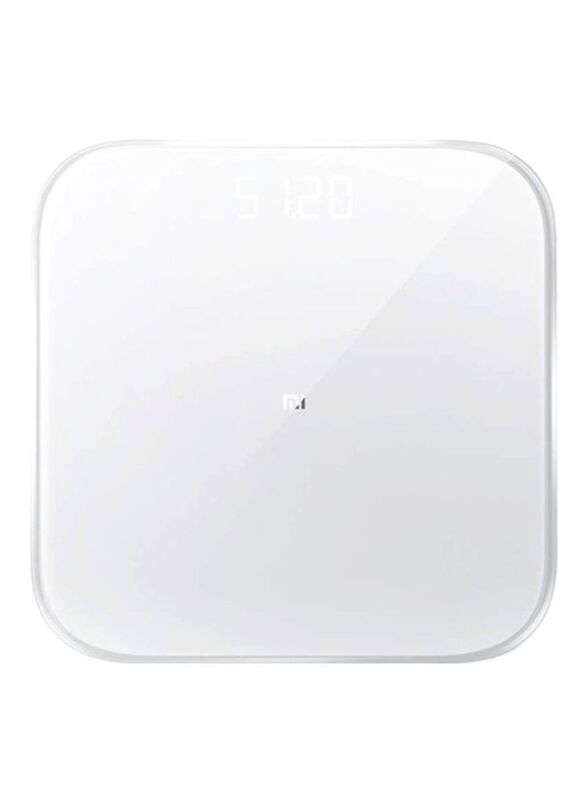 Xiaomi Smart Body Scale 2 Weight Monitor With Hidden LED Display, White