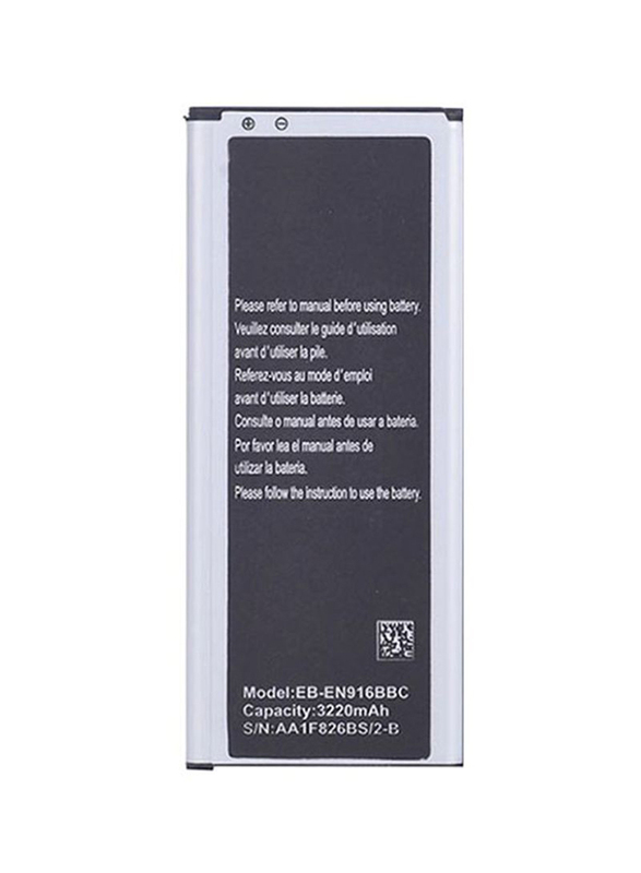 Samsung 3220 mAh Replacement Battery for Samsung Galaxy Note 4, Black/Silver