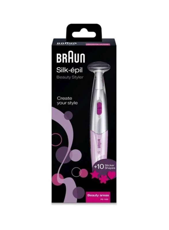 Braun Silk Epil 3 Legs Epilator, SE7539, White/Grey/Purple