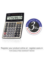 Casio 14-Digits Desktop Calculator, DJ-240D Plus, Silver/Black
