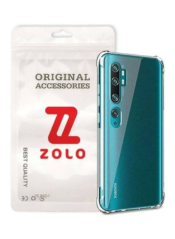 

Zolo Xiaomi Mi Note 10 Shockproof Slim Soft TPU Silicone Mobile Phone Case Cover, Clear