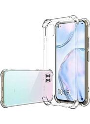 Zolo Huawei P40 Lite Shockproof Slim Soft TPU Silicone Mobile Phone Case Cover, Clear