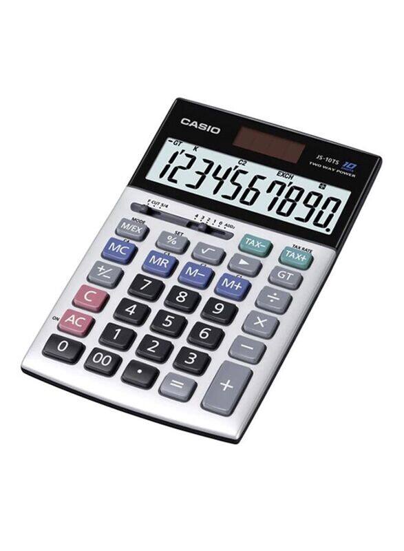 

Casio 10-Digits Financial and Business Calculator, JS 10TS, White/Black/Grey