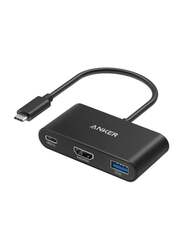 Anker Powerexpand 3-in-1 Multifunction PD USB Hub, Grey