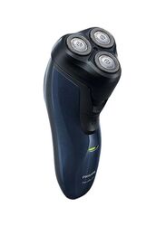 Philips Aquatouch Wet & Dry Electric Shaver, AT620, Black/Blue