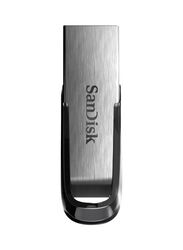 SanDisk 32GB Ultra Flair USB Flash Drive, Silver/Black