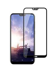Nokia 6.1 Plus (X6) 2018 5D Tempered Glass Screen Protector, Black/Clear