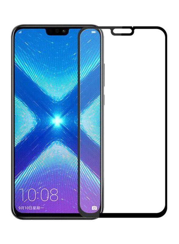 Huawei Honor 8X 5D Mobile Phone Tempered Glass Screen Protector, Black