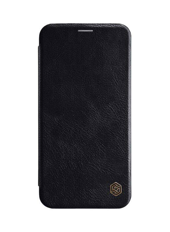 

Nillkin Apple iPhone XS Max Qin Series Leather Flip Cover, Black