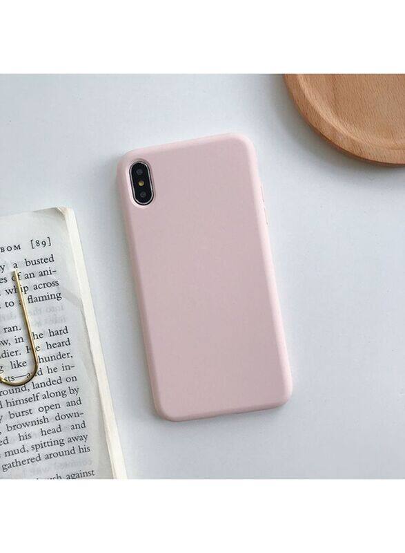 

Generic Apple iPhone XS Max Silicone Mobile Phone Case Cover, Sand Pink