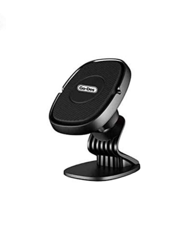 Go-Des 360° Rotational Magnetic Car Mount Holder, Black