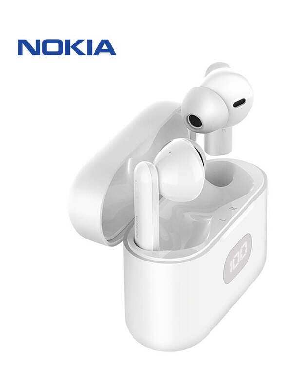 

Nokia Sports BT Wireless In-Ear Noise Cancelling Earbuds, White
