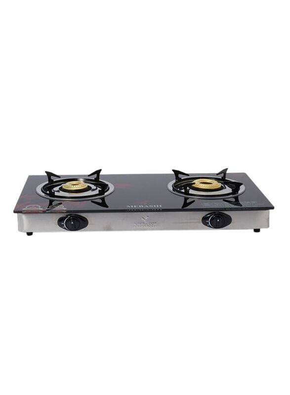 

Mebashi 2-Burner Gas Stove, ME-GS1002G, Multicolour