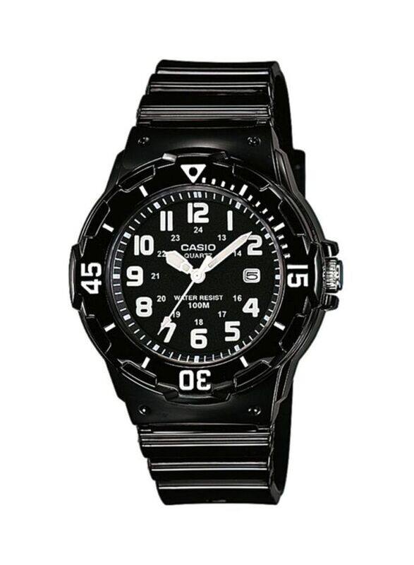 

Casio Analog Watch for Women with Resin Band, Water Resistant, LRW-200H-1BV, Black