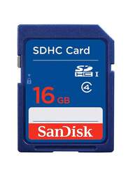 Sandisk 16 GB SDHC Memory Card