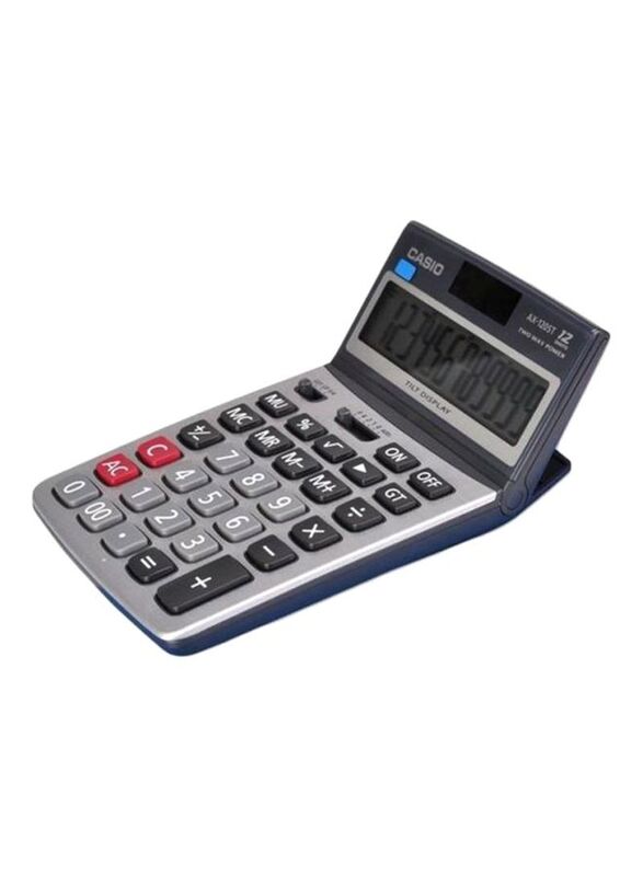 Casio 12-Digits Value Series Basic Calculator, AX-120ST, Grey