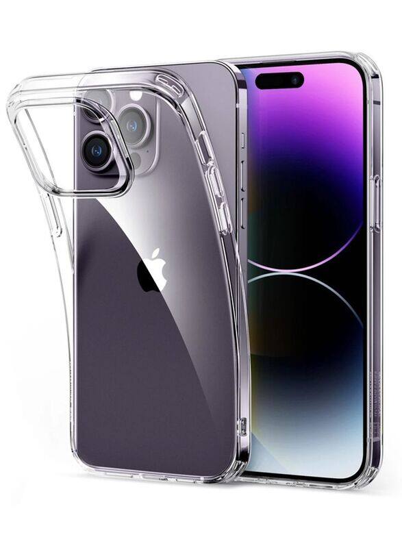 

Zolo Apple iPhone 14 Pro Protective Silicone Mobile Phone Case Cover, Clear