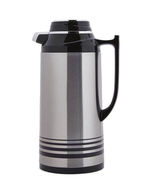 

Mebashi 1.3 Ltr Stainless SteelVacuum Flask, Steel/Black