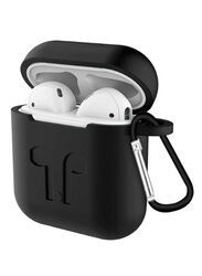 Apple AirPods Shockproof Soft Silicone Protective Case Cover, Black