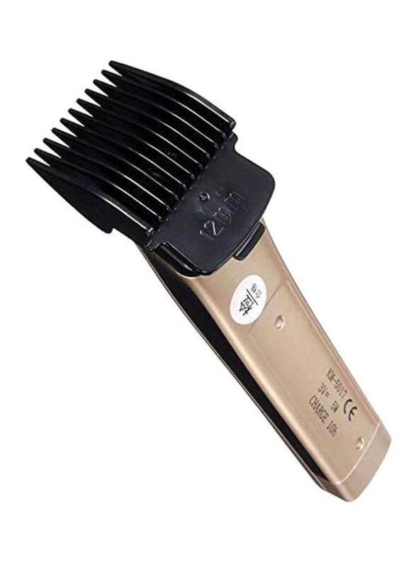 Kemei Professional Electric Hair Clipper with Accessories, KM5017, Gold/Silver/Black