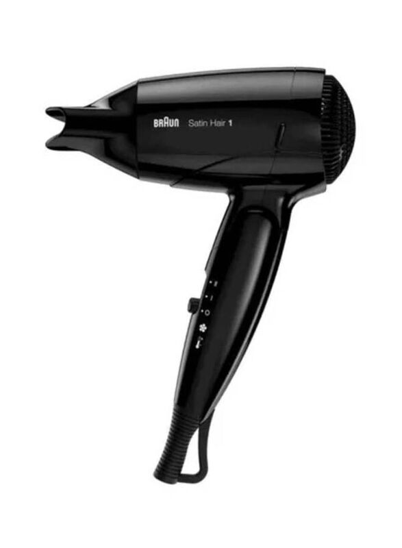 

Braun Satin Style & Go Hair Dryer, HD-130, Black