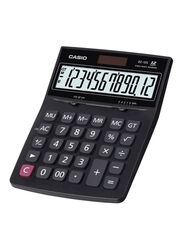 Casio 12-Digits Essential Desk Top Calculator, DZ-12S, Black/White