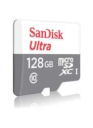 Sandisk 128GB miniSDXC Memory Card, White/Grey