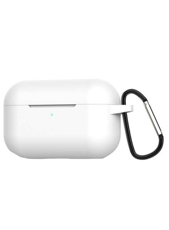 Apple AirPods Pro Protective Charging Case Cover with Hook, Arctic White