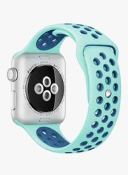 Apple Watch Sport Wrist Band Strap 44mm, Green/Blue