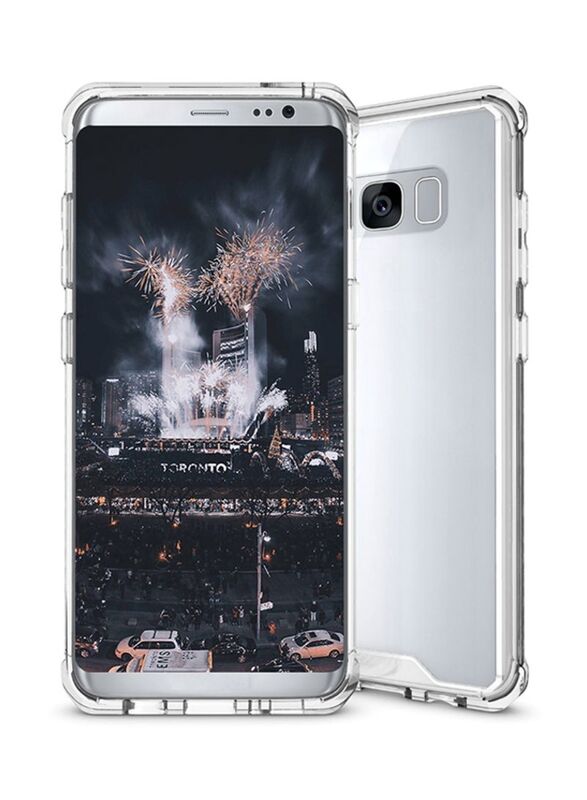 Samsung Galaxy S8+ Armor TPU Frame Shockproof Protective Case Cover, Clear