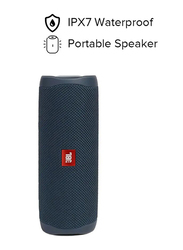 JBL Flip 5 IPX7 Waterproof Portable Bluetooth Speaker, Dark Blue