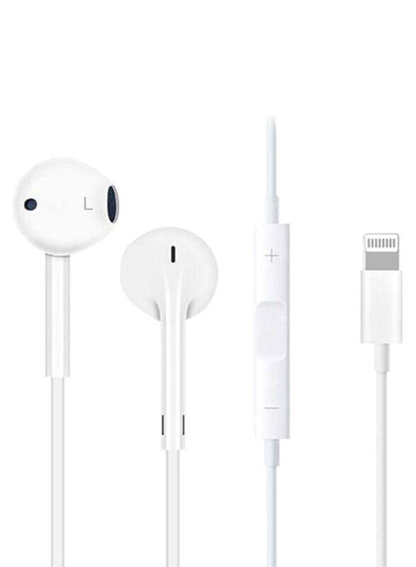 Wired In-Ear Lightning Stereo Play Earphones, White