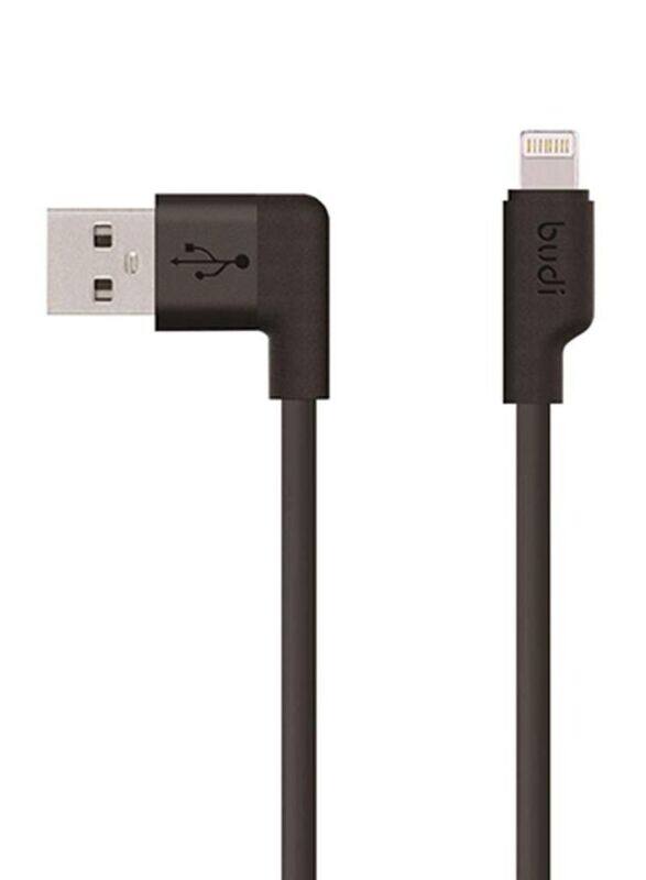 

Budi 1.2-Meter Lightening Charging Cable, USB to Lightening, for Smartphones/Tablets, Black