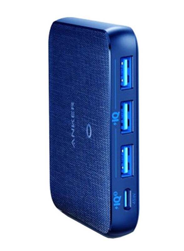 Anker 9-Centimeter PowerPort Atom III High-Speed 65W Charger, with USB Type-C & USB Type-A Ports, A2045K31, Blue